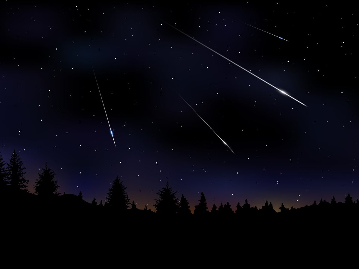 Tonight meteor shower Lyrids meteor